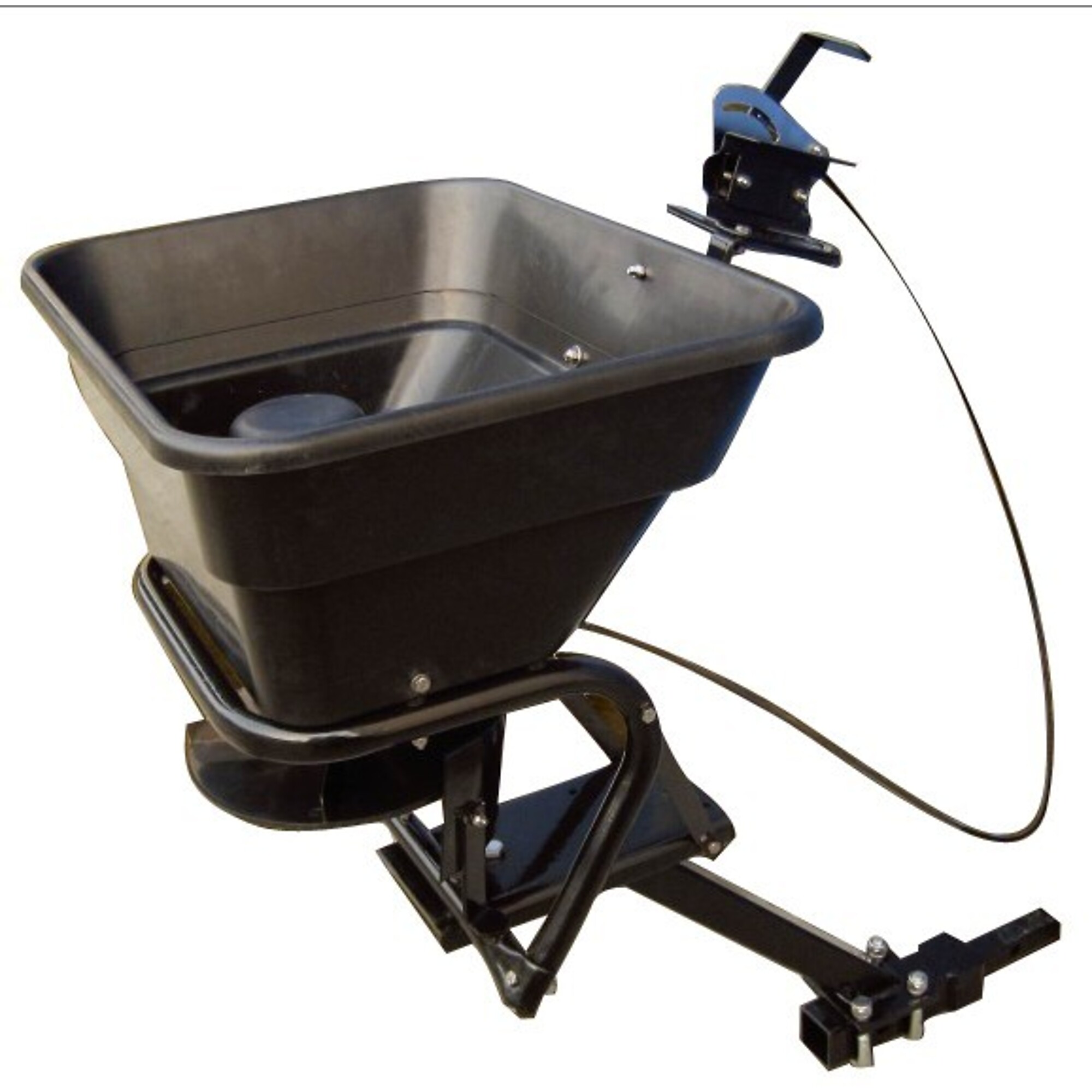 Field Tuff 12 Volt ATV Hitch-Mount Spreader - 80-Lb. Capacity, Poly Hopper, Model# AS-80ATV12
